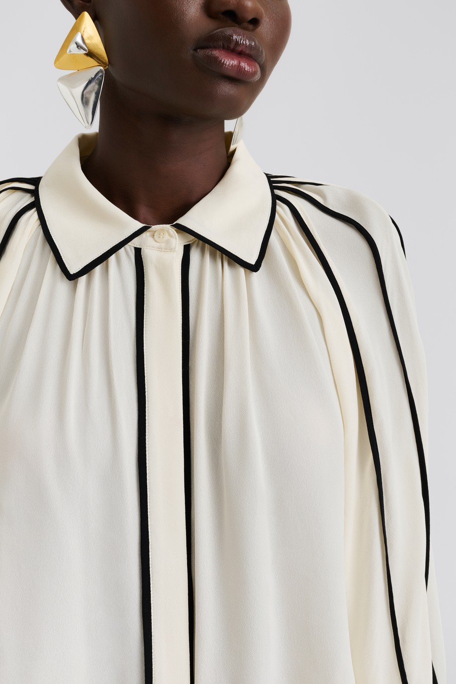 Bea Contrast Sifonki Pusero - Image 3