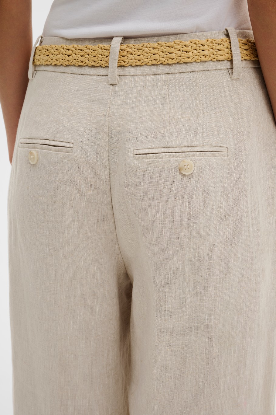 Yana Wide Pellavahousut - Image 4