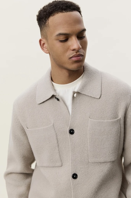 Milano Knit Overshirt - Image 3