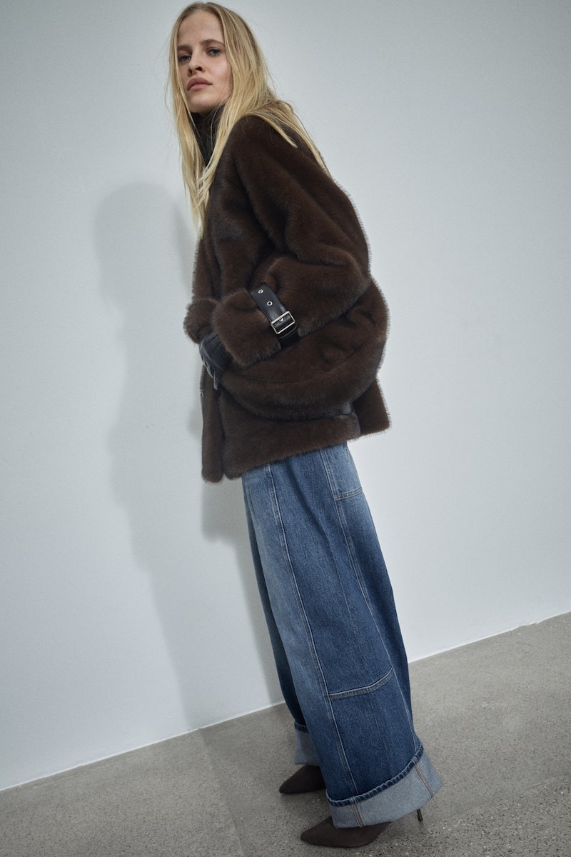 Nanette Faux Fur Takki - Image 5