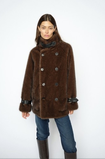 Nanette Faux Fur Takki - Image 2