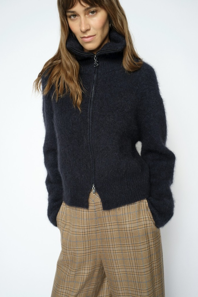 Hulda Knit Zip Neuletakki