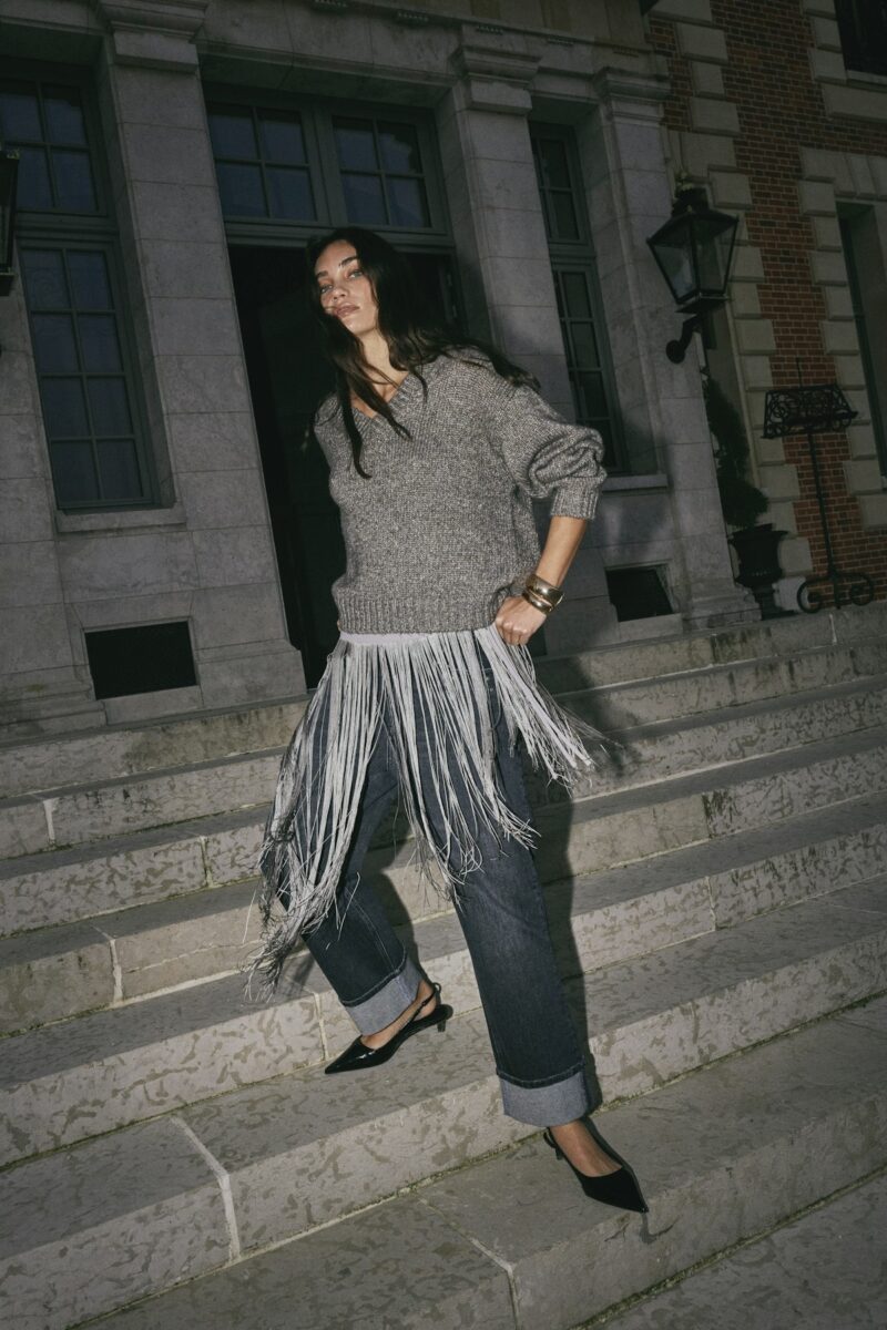 Welma Glam V-neck Neule